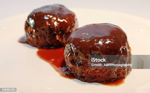 Sticky Toffee Pudding Stock Photo - Download Image Now - Sticky Bun, Sticky, Toffee