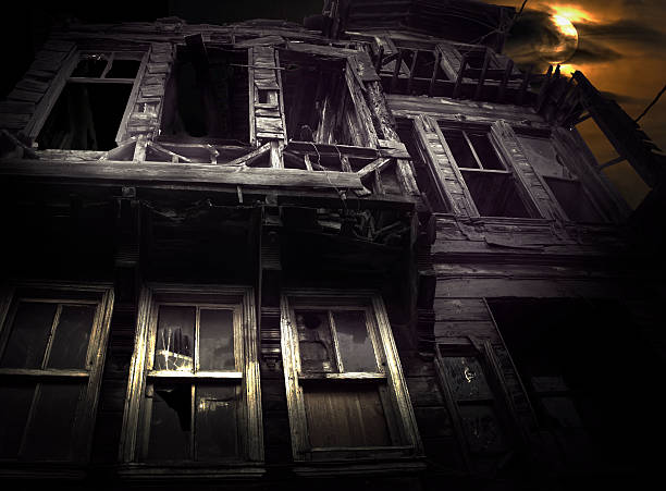 istock Spooky wooden building 518382863