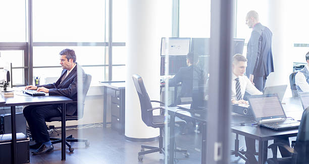 istock Business people in modern office. 518385350