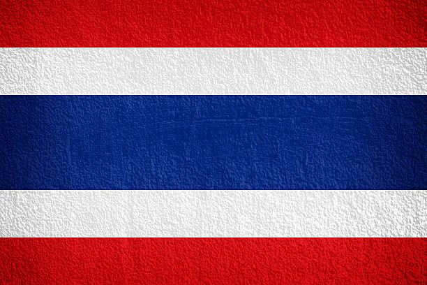 istock Thailand Flag painted on grunge wall 518386990