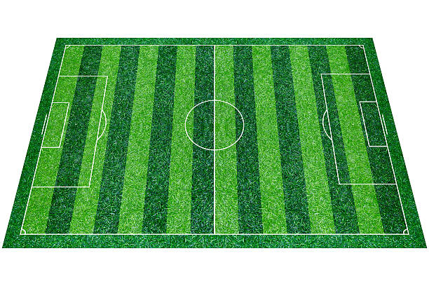 istock Green Football Stadium field 518394630