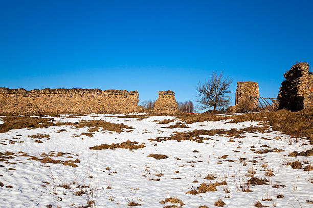 istock ruins of Krevo, Belarus. 518397846