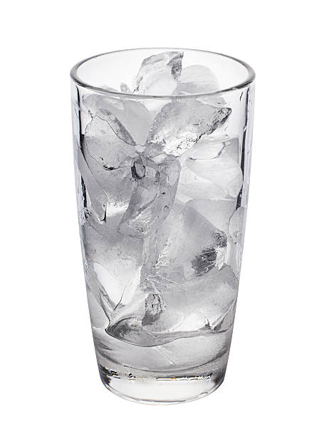 istock photo of empty glass with ice cubes 518398507