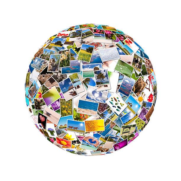 istock Photos collage in the shape of a sphere 518399447