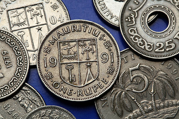 istock Coins of Mauritius 518399835