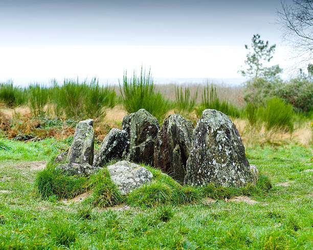 Dolmens - Arthurian Legend - France stock photo