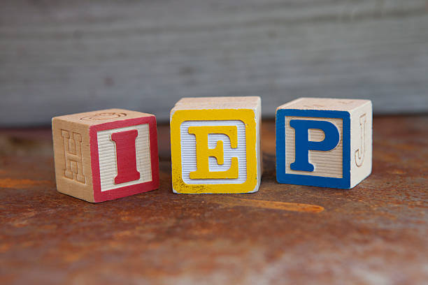 Individualized Education Plan (IEP) blocks Individualized Education Plan is a plan that assists schoolage children access education through various therapies within a school setting. special education stock pictures, royalty-free photos & images