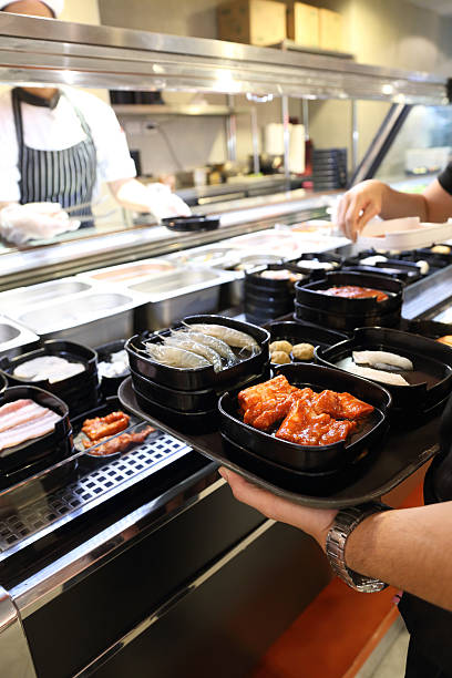 istock shrimps and pork in black tray 518401511