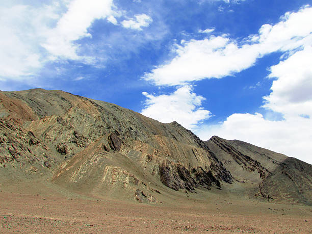 Sandhills of Ladakh Sandhills of Ladakh moonland stock pictures, royalty-free photos & images