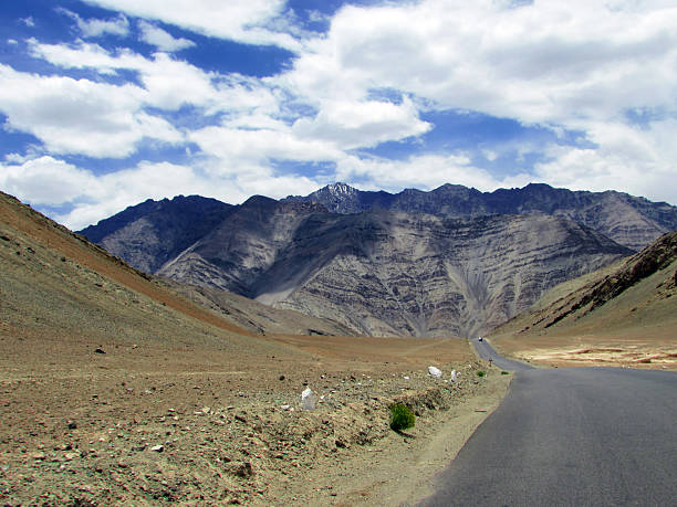 Sandhills of Ladakh Sandhills of Ladakh moonland stock pictures, royalty-free photos & images