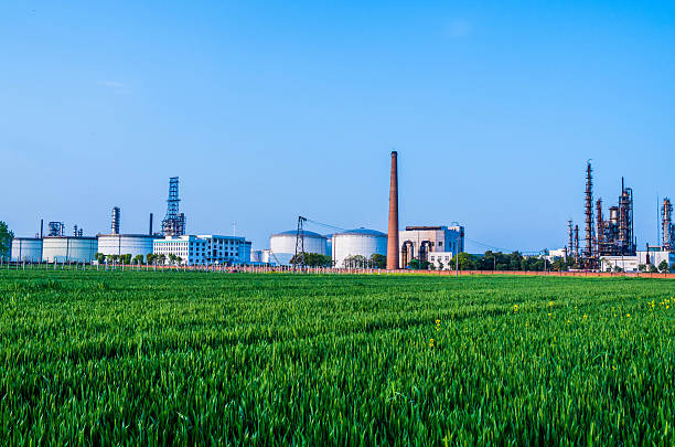 istock Petrochemical Plants in sun 518407124