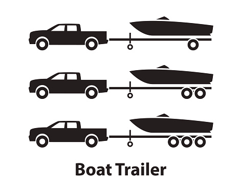 Boat trailers,symbol