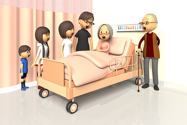 Cartoon Image Of Hospital Bed Stock Photo | Royalty-Free | FreeImages