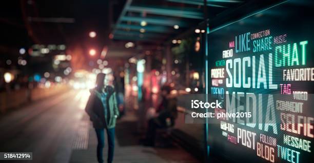 Led Display Stock Photo - Download Image Now - Advertisement, The Media, Digital Display