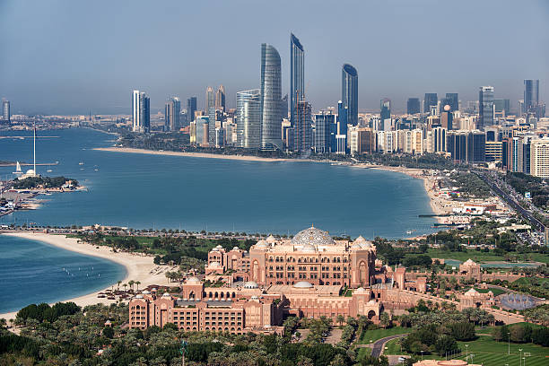 istock Famous hotel in Abu Dhabi 518424400