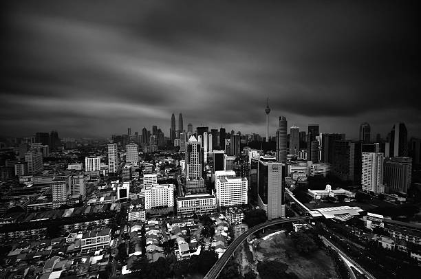istock Slightly defocused image of Kuala Lumpur skyline 518425783
