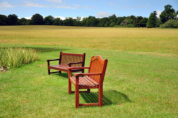 istock bench in the garden 518428757