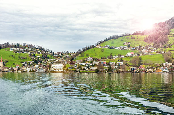 Beautiful landscape in Switzerland (Lake Lucerne)