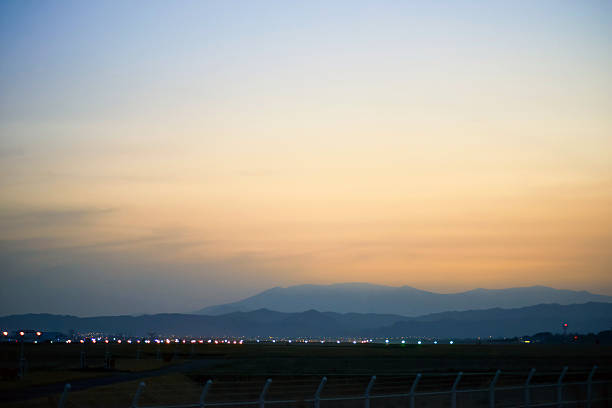 istock Airport in the nightfall 518429952