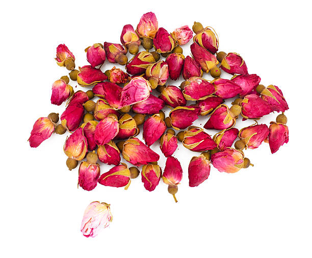 istock Dry Loose Tea Hibiscus Isolated on White Background 518432160