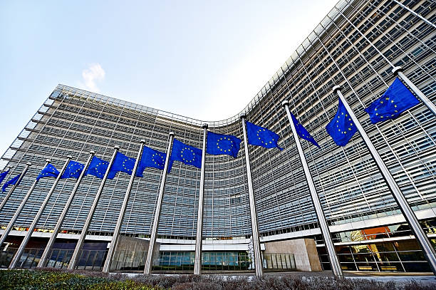 europejskie centrum prowizji - berlaymont building zdjęcia i obrazy z banku zdjęć