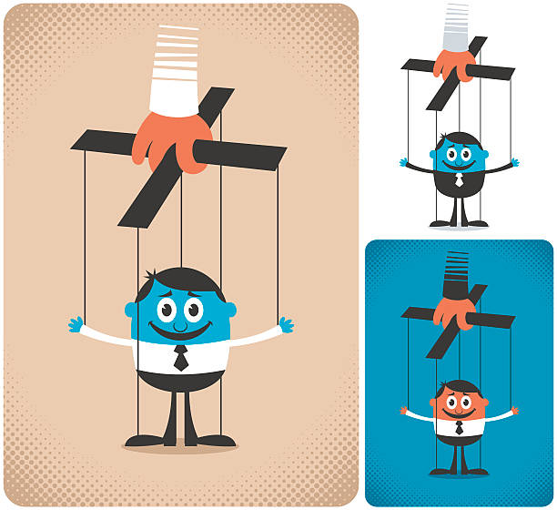 String Puppet Vector 250+ Clip Art Of A Puppet On Strings Stock Illustrations, Royalty-Free ...
