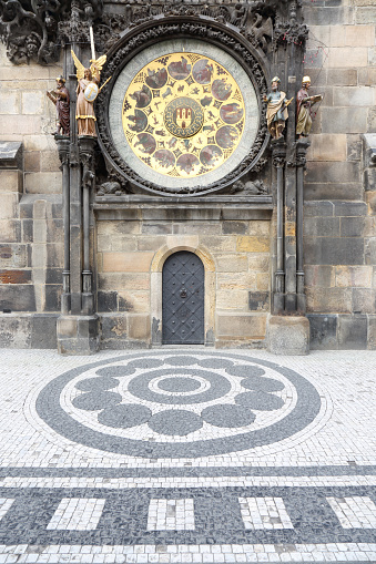The famous Astronomical Clock in Prague, Czech Republic.