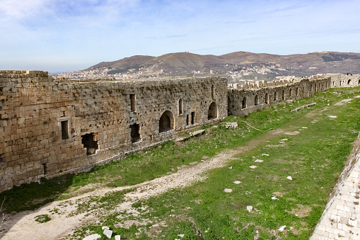 The area between the inner and outer walls