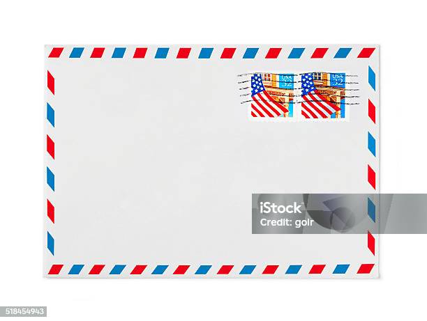 Envelope Stock Photo - Download Image Now - Envelope, Mail, Postage Stamp