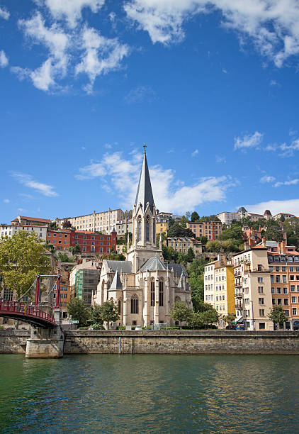 Old Lyon cityscape of old lyon france fourviere stock pictures, royalty-free photos & images