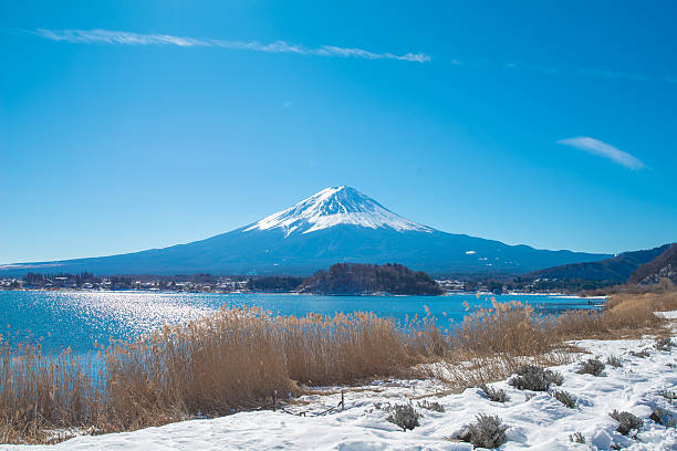 istock Fuji mountain from Kawaguchiko lake 518459940