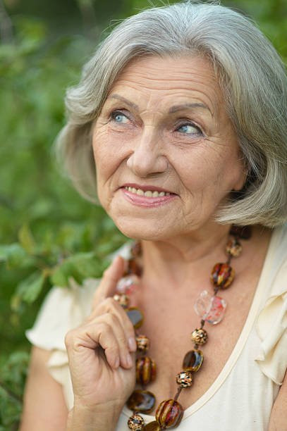 istock Happy Senior woman 518463092