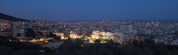 istock barcelona city spain at night 518466504