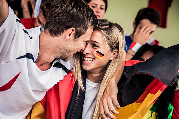 istock Germany fans kiss 518467564