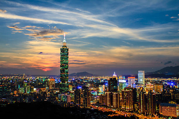 istock Taipei City View at Night 518468797