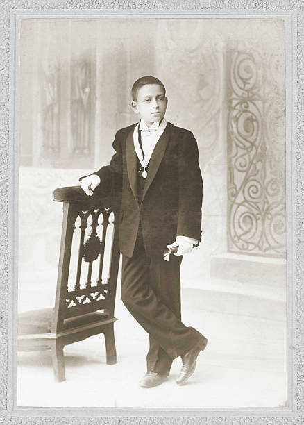 istock Old portrait of a young 518470701