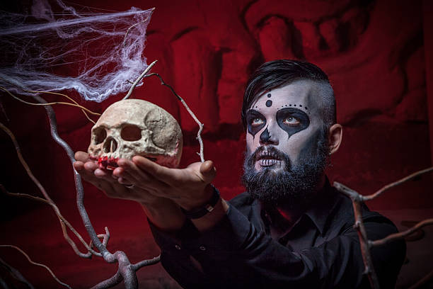 istock Halloween concept with young man 518479987