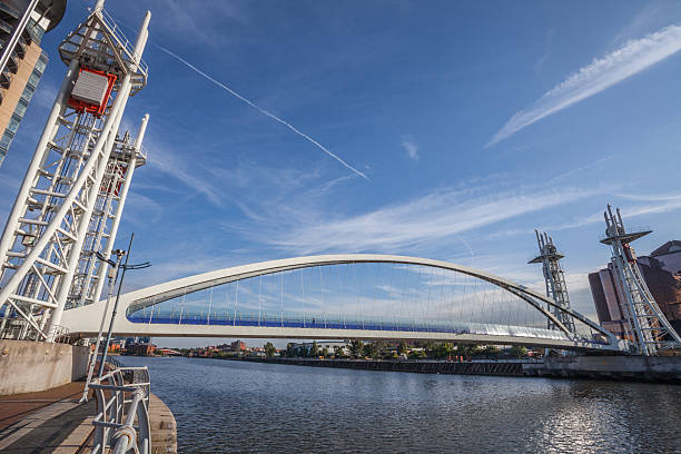 istock Salford Quays,Millennium Bridge. 518481503