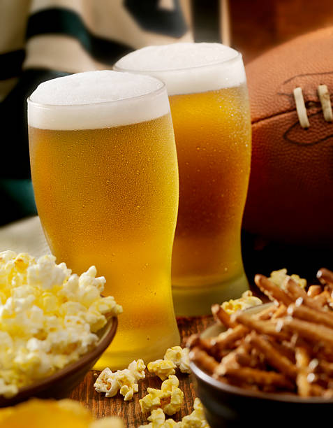 istock Beer, Football and Snacks 518483801