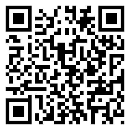 Close up of QR code example