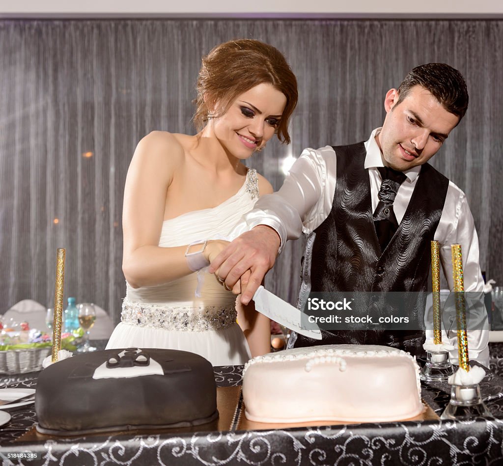 Sweet Cake In Wedding Day Stock Photo - Download Image Now - Adult ...