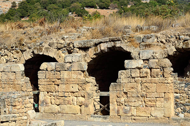 istock Agrippa palace ruins, Israel 518486549