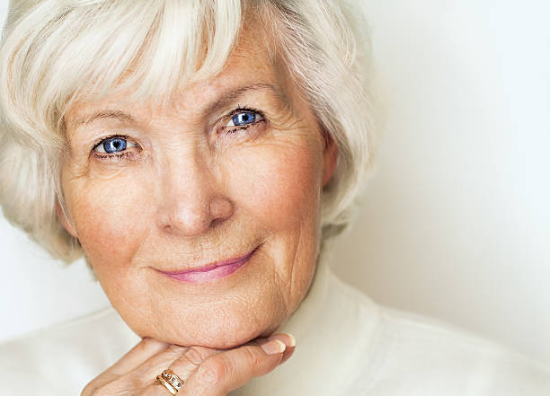istock Senior woman portrait 518486993