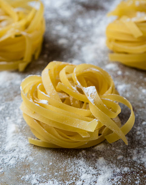 istock tagliatelle on steel plate 518493246