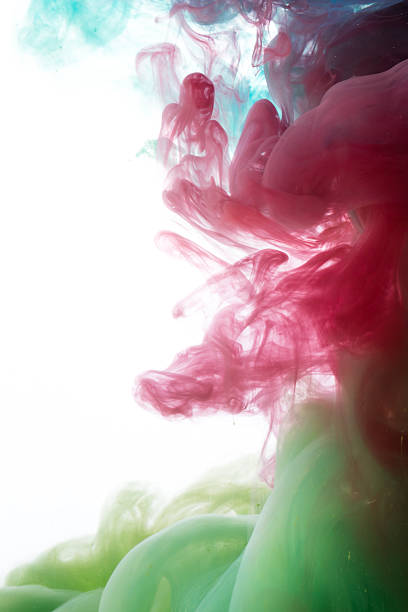istock Abstract color paint in water 518495490