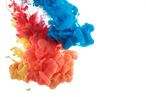 istock Abstract color paint in water 518495512
