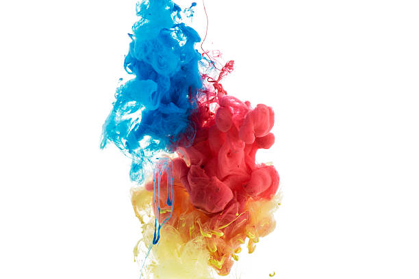 istock Abstract color paint in water 518495982