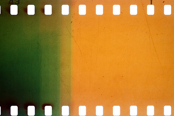 istock Old grunge filmstrip 518496896