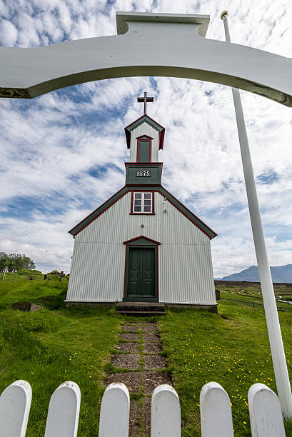 istock Old wooden church, Iceland 518497779