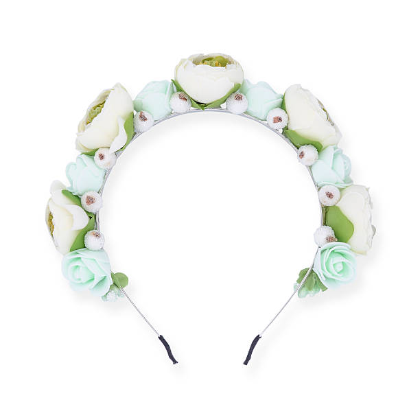 istock wreath with flowers isolated 518498992